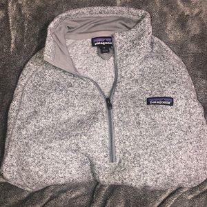 Grey Patagonia 3/4 Zip Up
